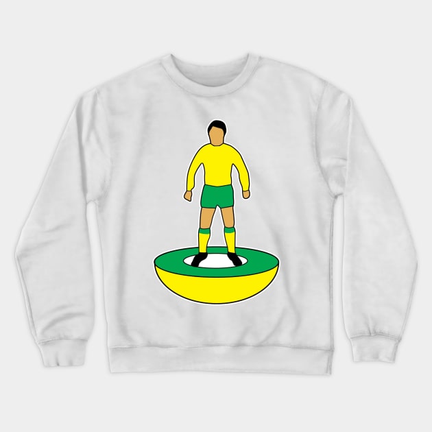 Norwich Table Footballer Crewneck Sweatshirt by Confusion101